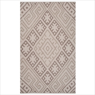Jaipur Zagros Rug from Traditions Made Modern Cotton Flat Weave Collection - Turtledove